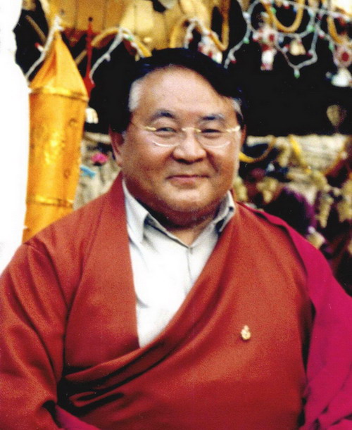 《西藏生死書》作者索甲仁波且恭賀第三世多杰羌佛