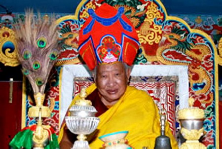 宁玛派北藏法王达龙哲珠仁波且恭贺赞颂南无第三世多杰羌佛